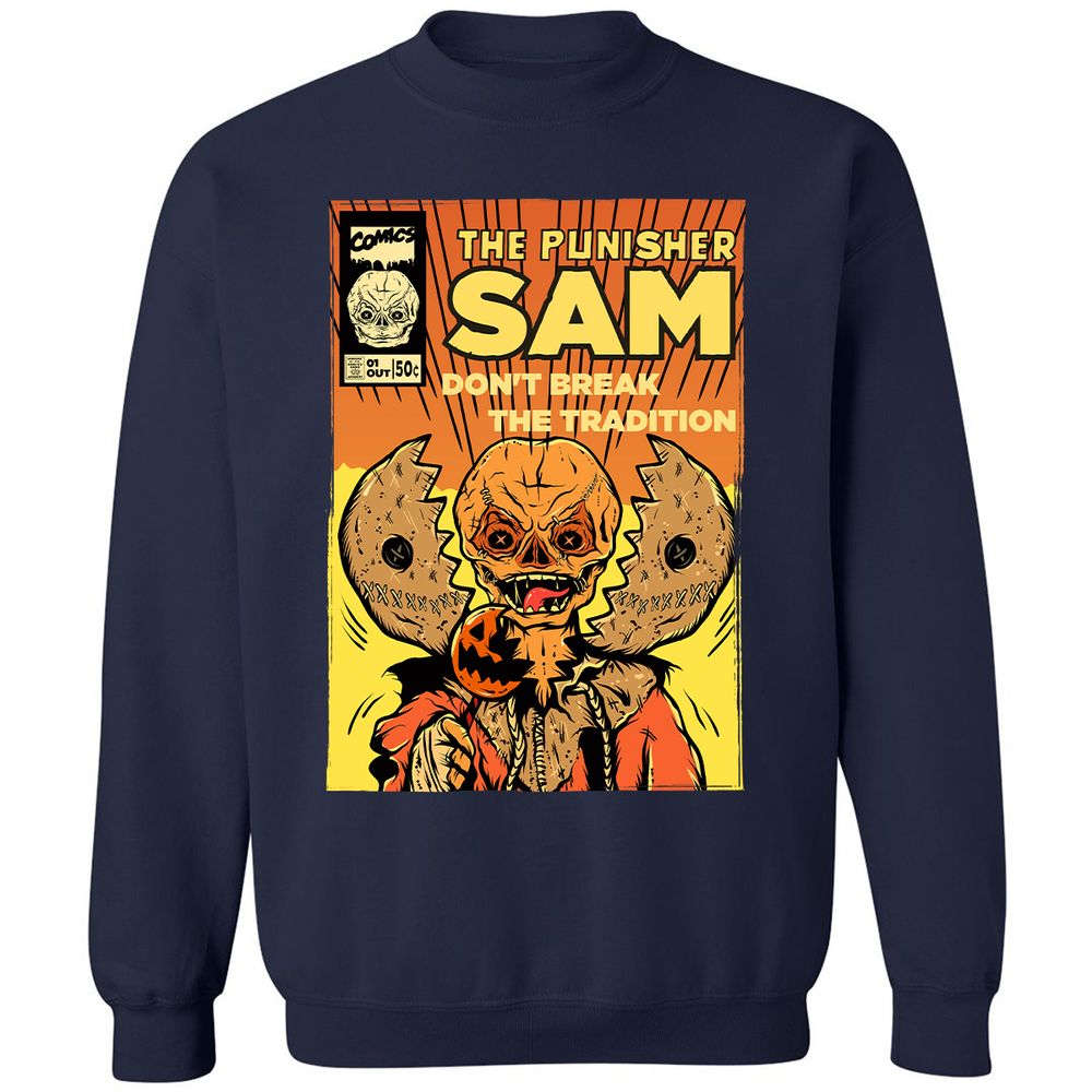 Classic Unisex Sweatshirt - T8L1HQAB - Navy - 2