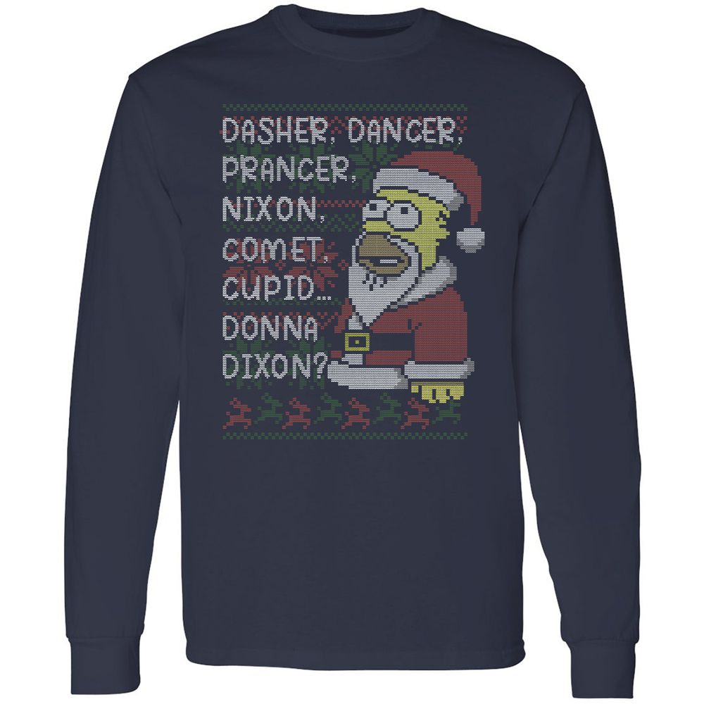 Long Sleeve T-Shirt - SVH6LJRZ - Navy - 2