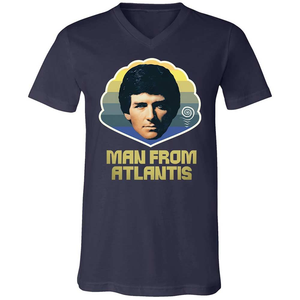 Unisex V-Neck T-Shirt - JCNPE99E - Navy - 2