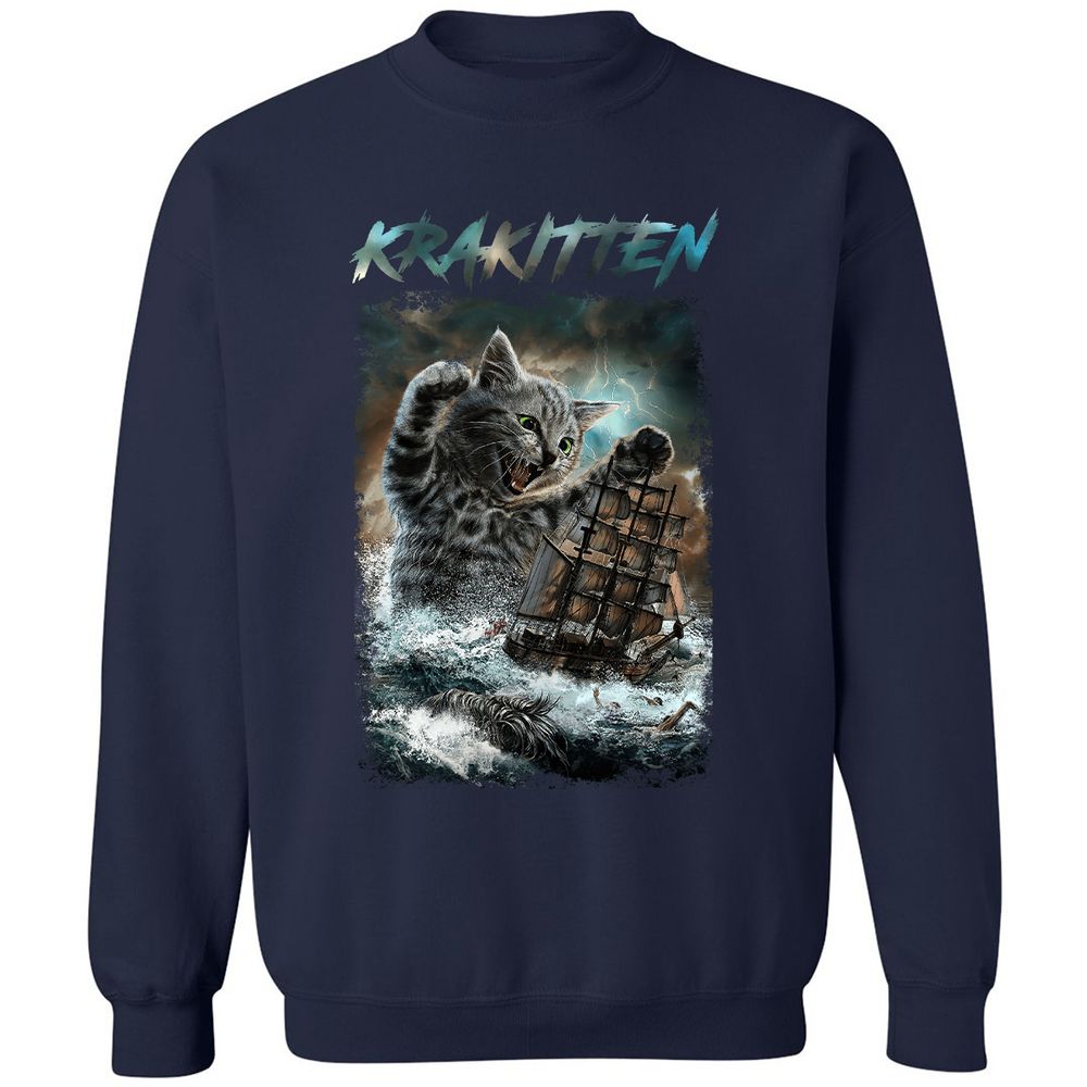 Classic Unisex Sweatshirt - 255ZG5QG - Navy - 2