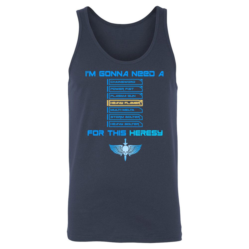 Unisex Jersey Tank - PQJE39VE - Navy - 2