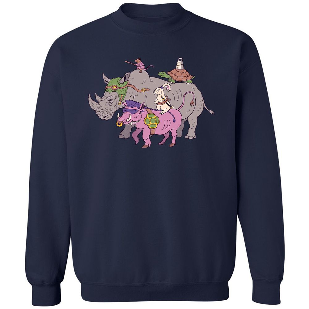 Classic Unisex Sweatshirt - 4NHY64B6 - Navy - 2