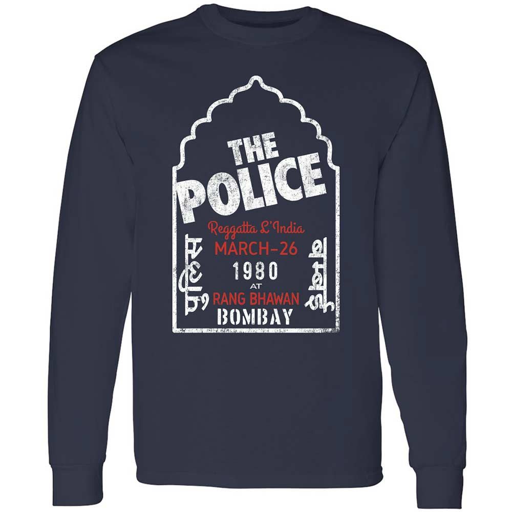 Long Sleeve T-Shirt - VSK9RYXB - Navy - 2