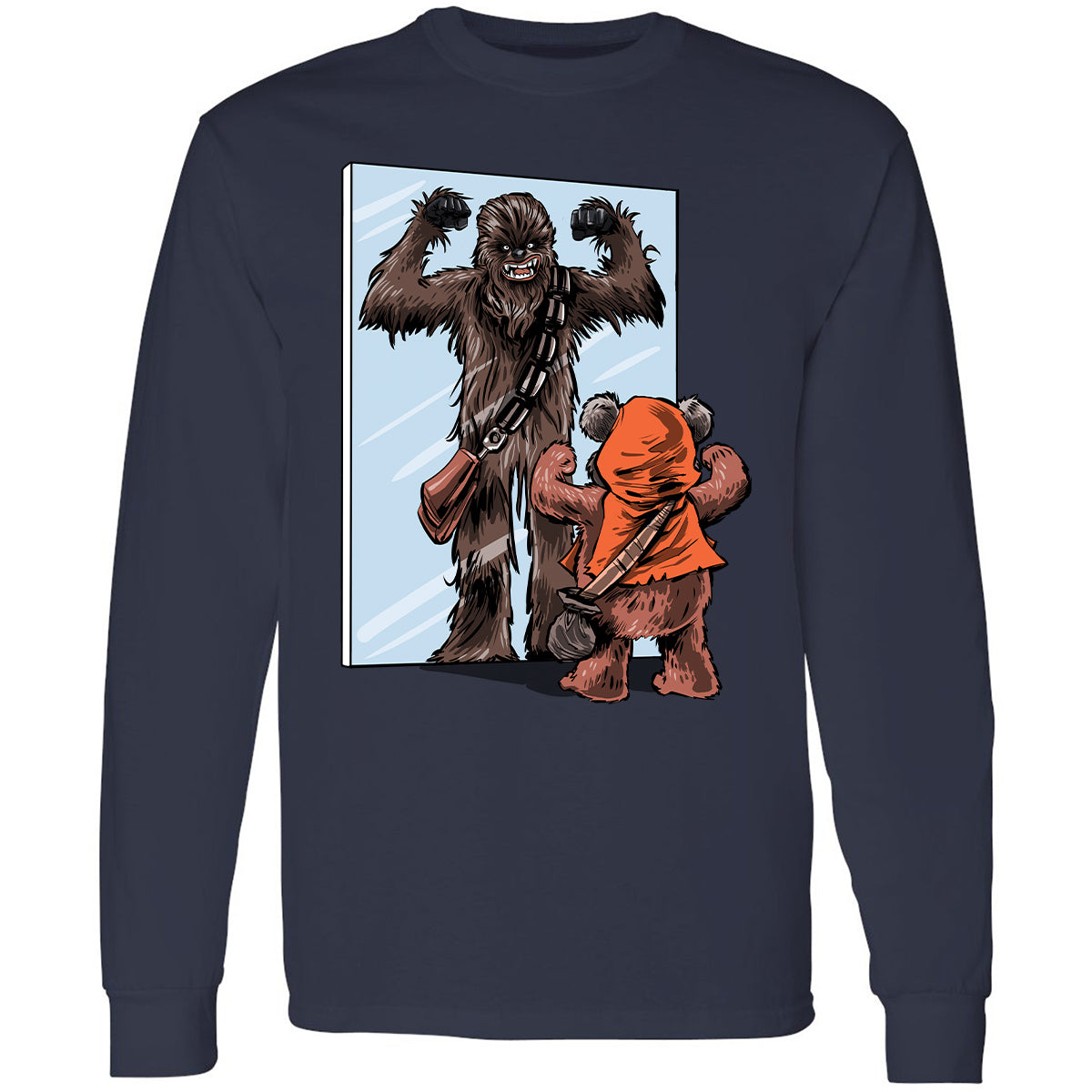 Long Sleeve T-Shirt - JKNT73CW - Navy - 2