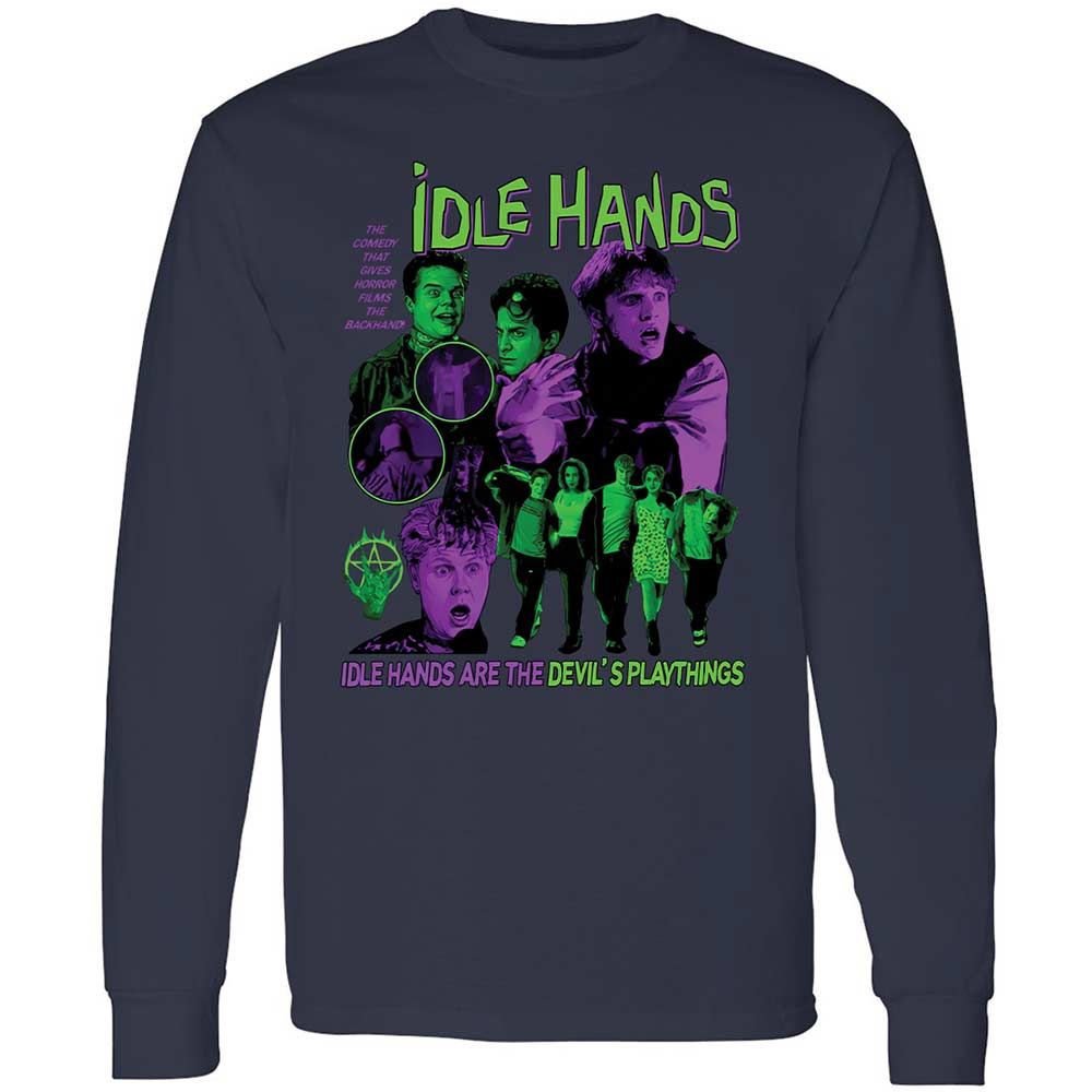 Idle hands are the Devil's playthings - Navy - 2