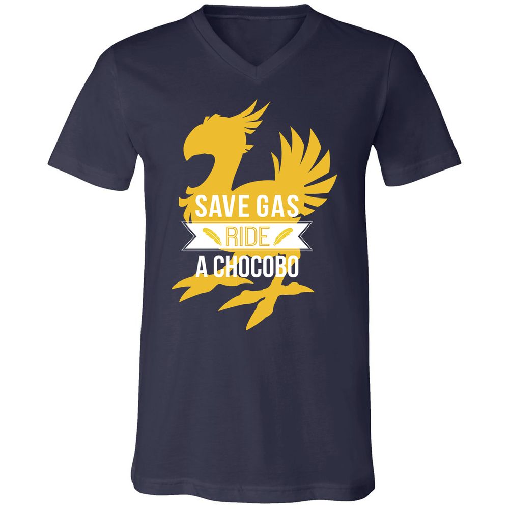 Unisex V-Neck T-Shirt - 7GPKDMGA - Navy - 2