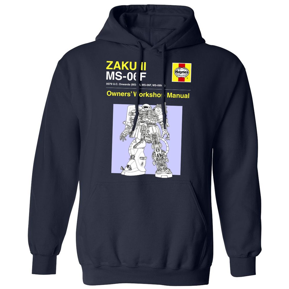 Classic Unisex Hoodie - ZQE46RCY - Navy - 2