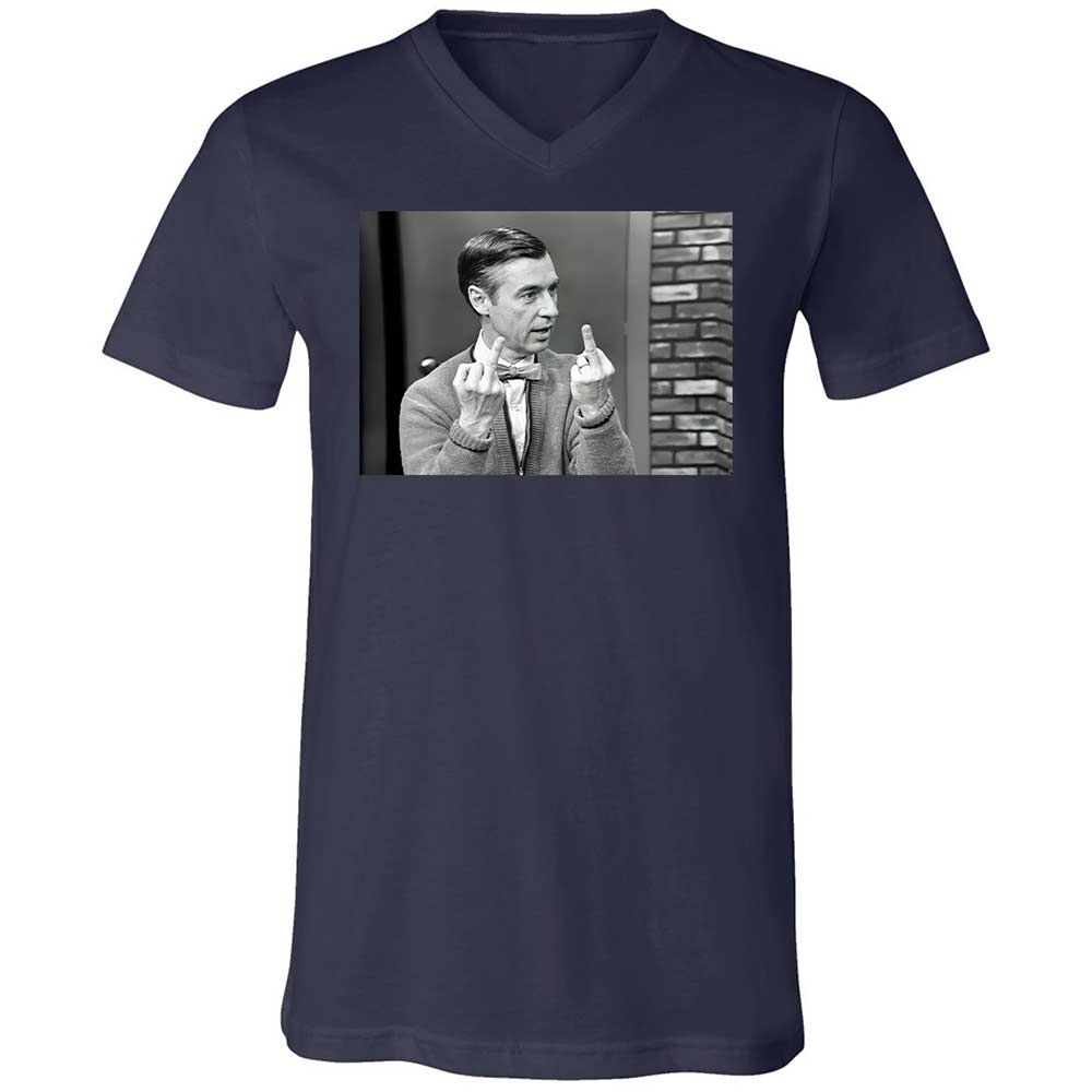 Unisex V-Neck T-Shirt - 2Y5HJG7Z - Navy - 2