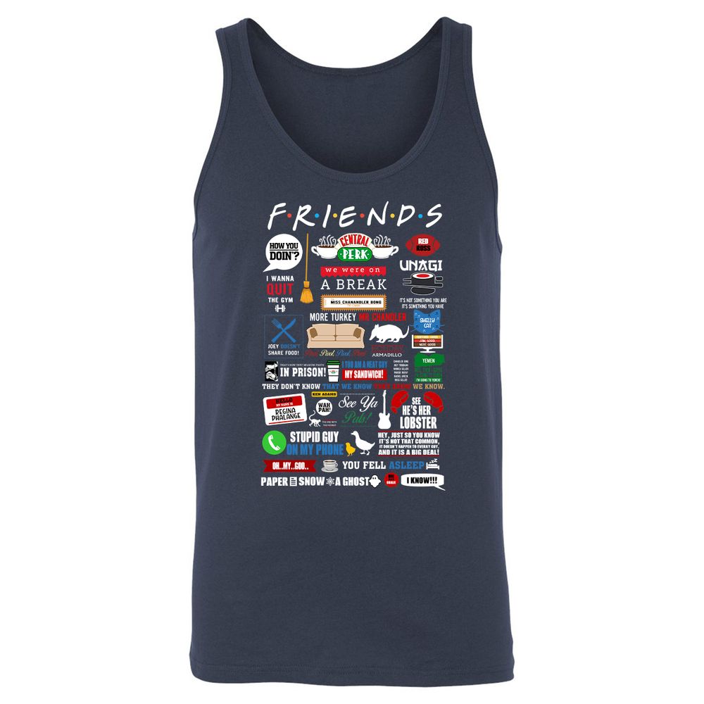 Unisex Jersey Tank - 1M29862G - Navy - 2