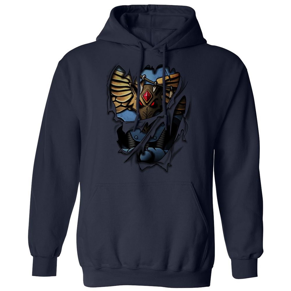 Classic Unisex Hoodie - XQG14YLM - Navy - 2