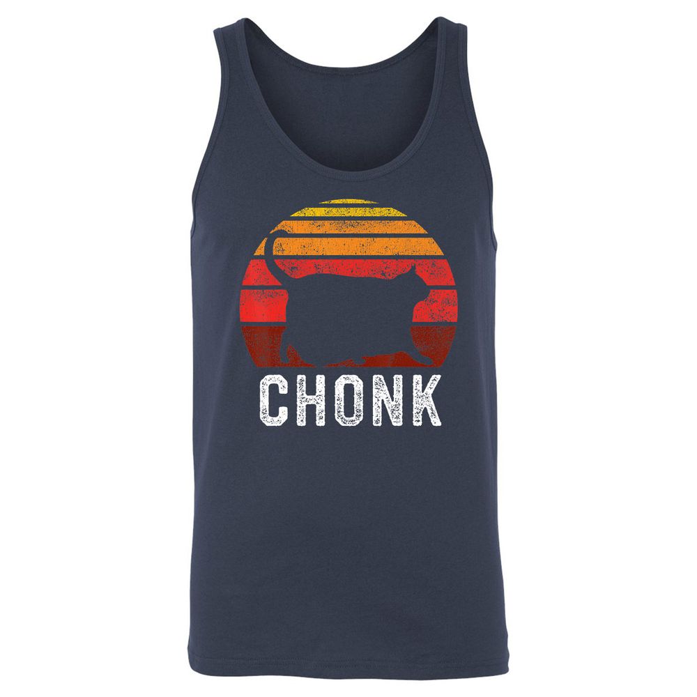 Unisex Jersey Tank - 4CPR61DH - Navy - 2