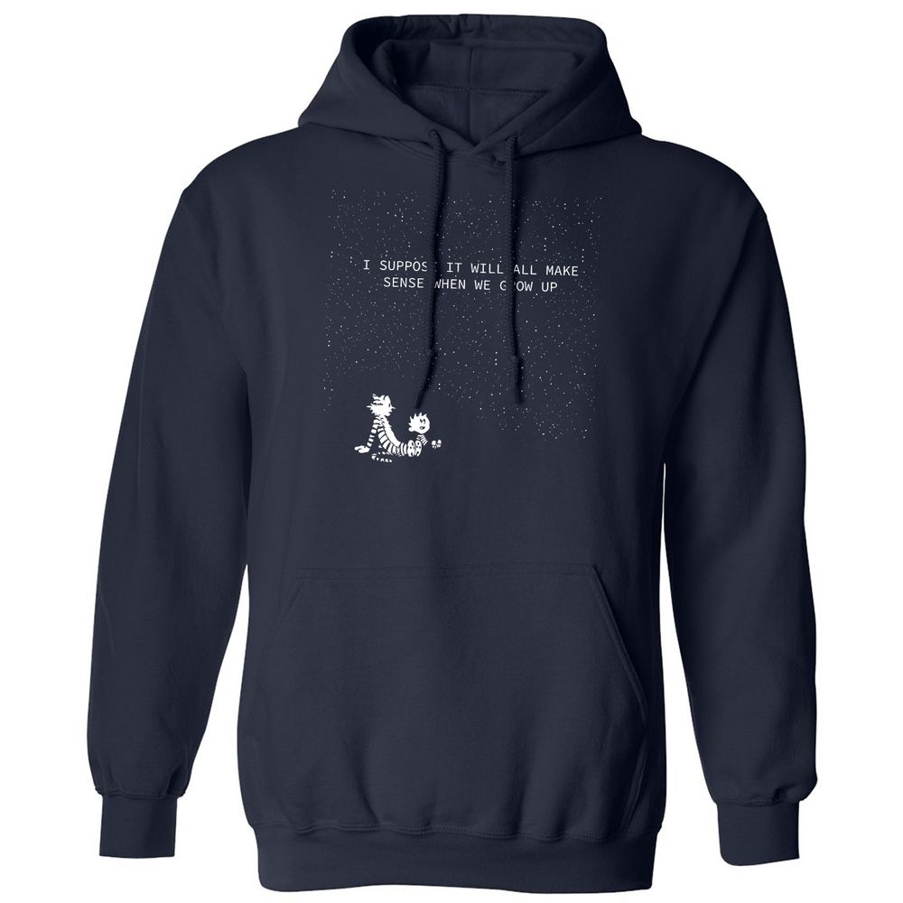 Calvin and Hobbes Stars - Navy - 2