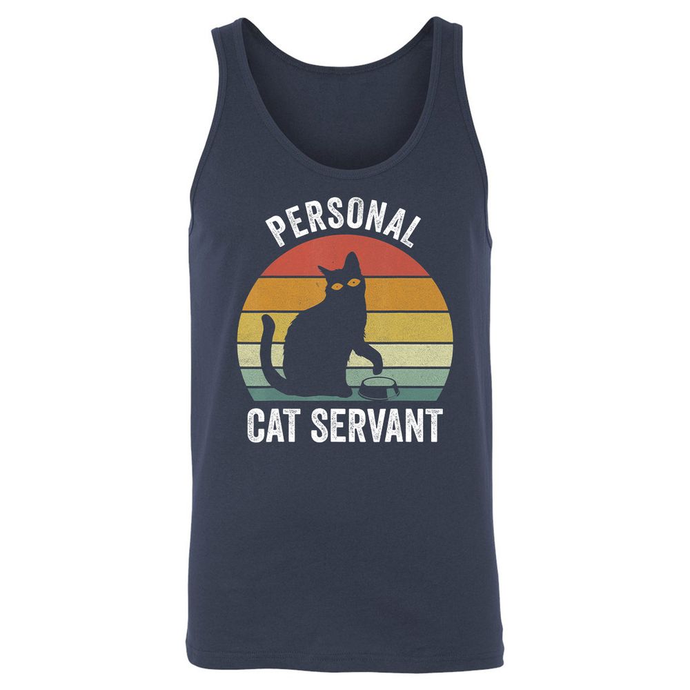 Unisex Jersey Tank - M6U5QF8R - Navy - 2