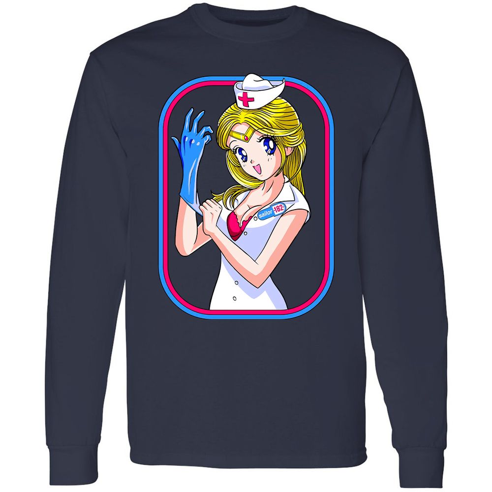 Long Sleeve T-Shirt - A7AR8TN5 - Navy - 2