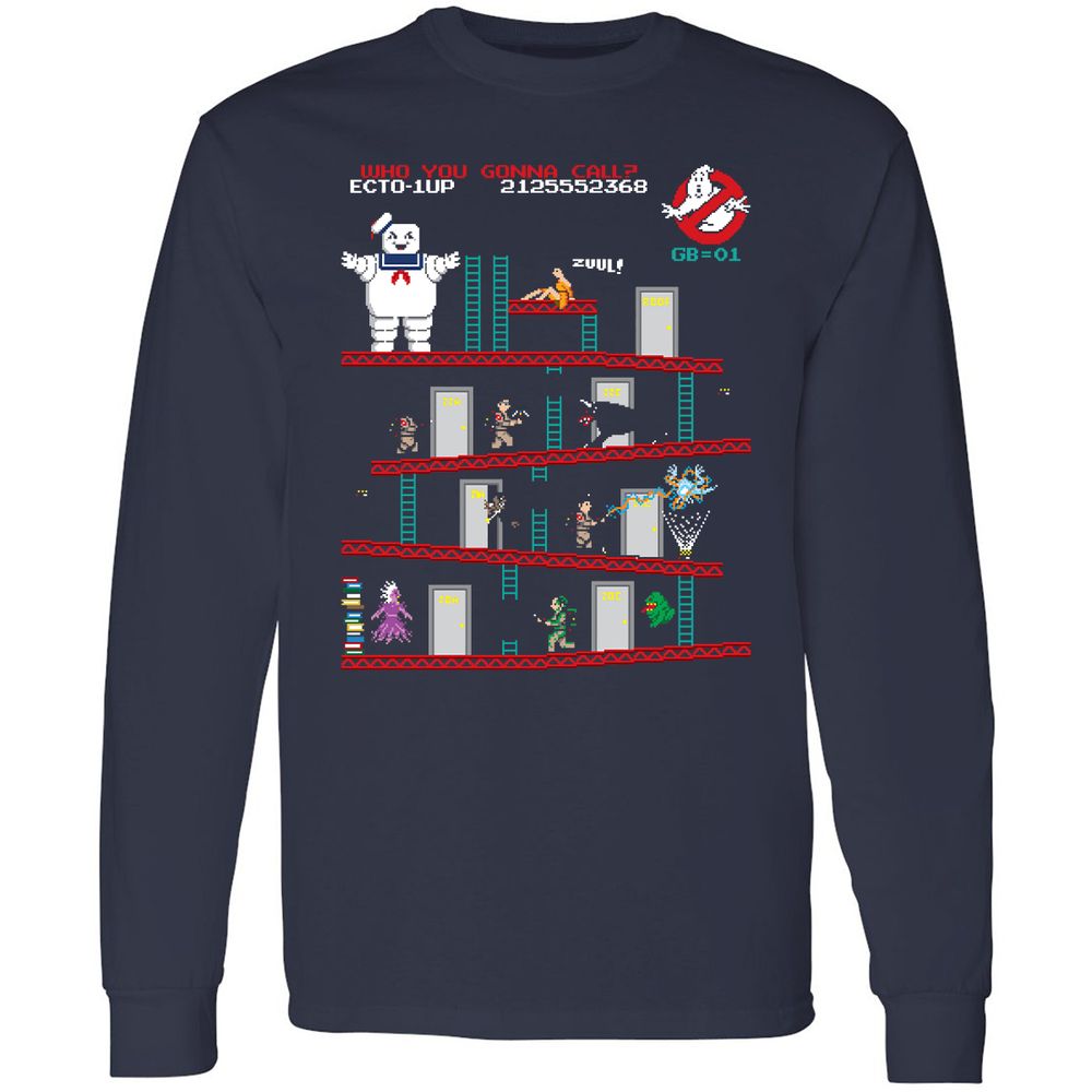 Long Sleeve T-Shirt - 56U48UDJ - Navy - 2