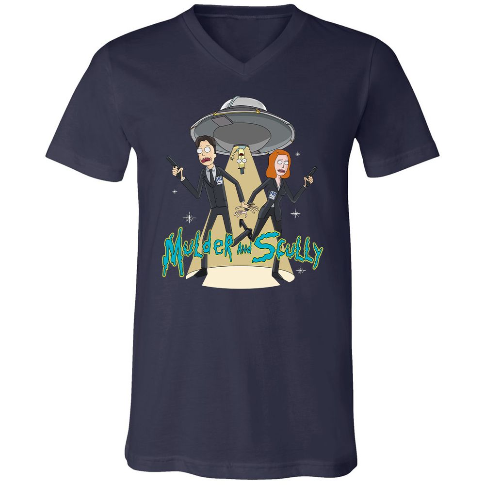 Unisex V-Neck T-Shirt - UBGAG5X2 - Navy - 2