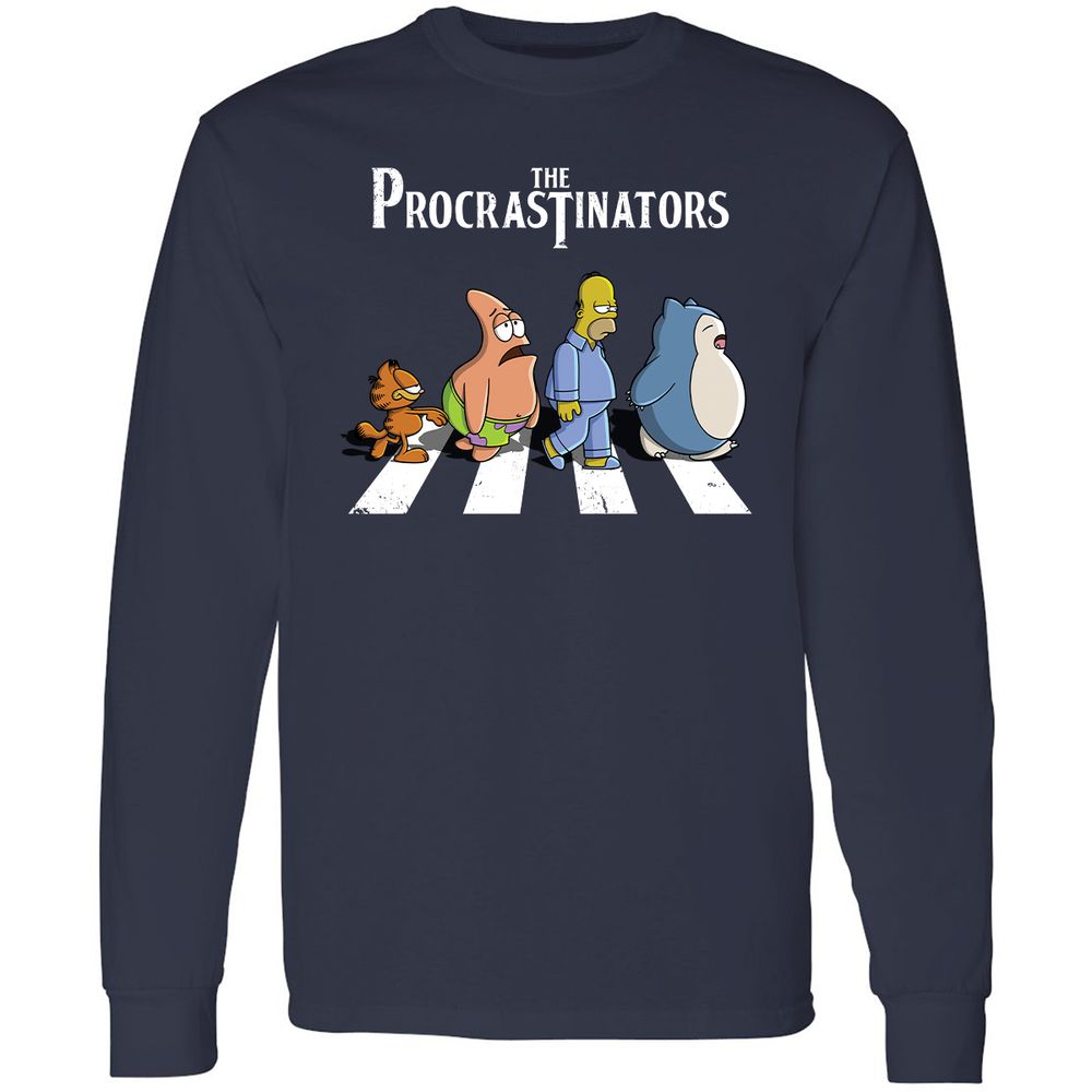 Long Sleeve T-Shirt - R8ZZMT93 - Navy - 2