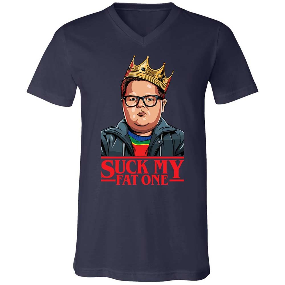 Unisex V-Neck T-Shirt - FGV9GQPP - Navy - 2