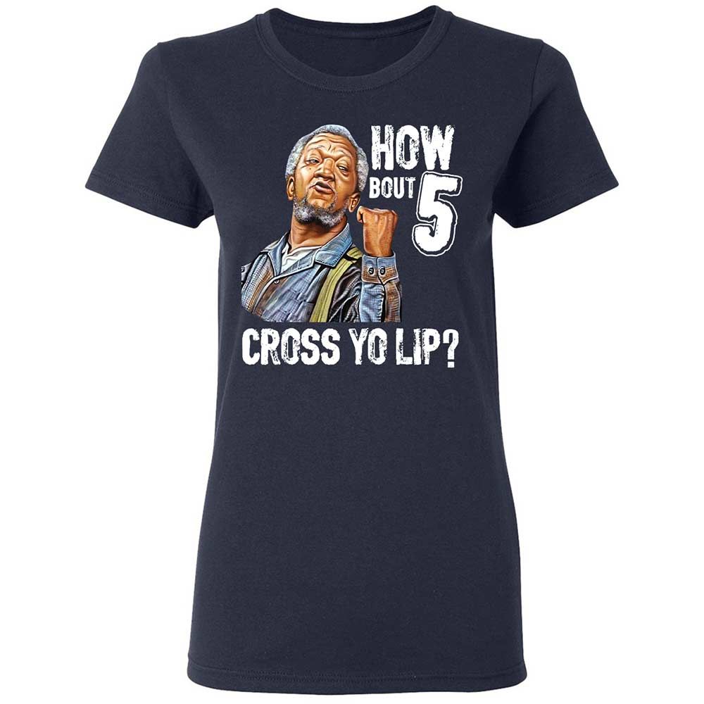 How bout 5 cross yo lip - Navy - 2