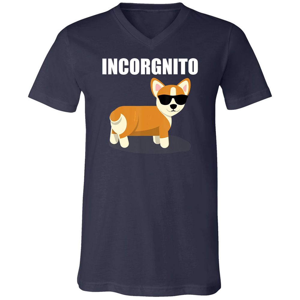 Unisex V-Neck T-Shirt - T2SNB3YT - Navy - 2