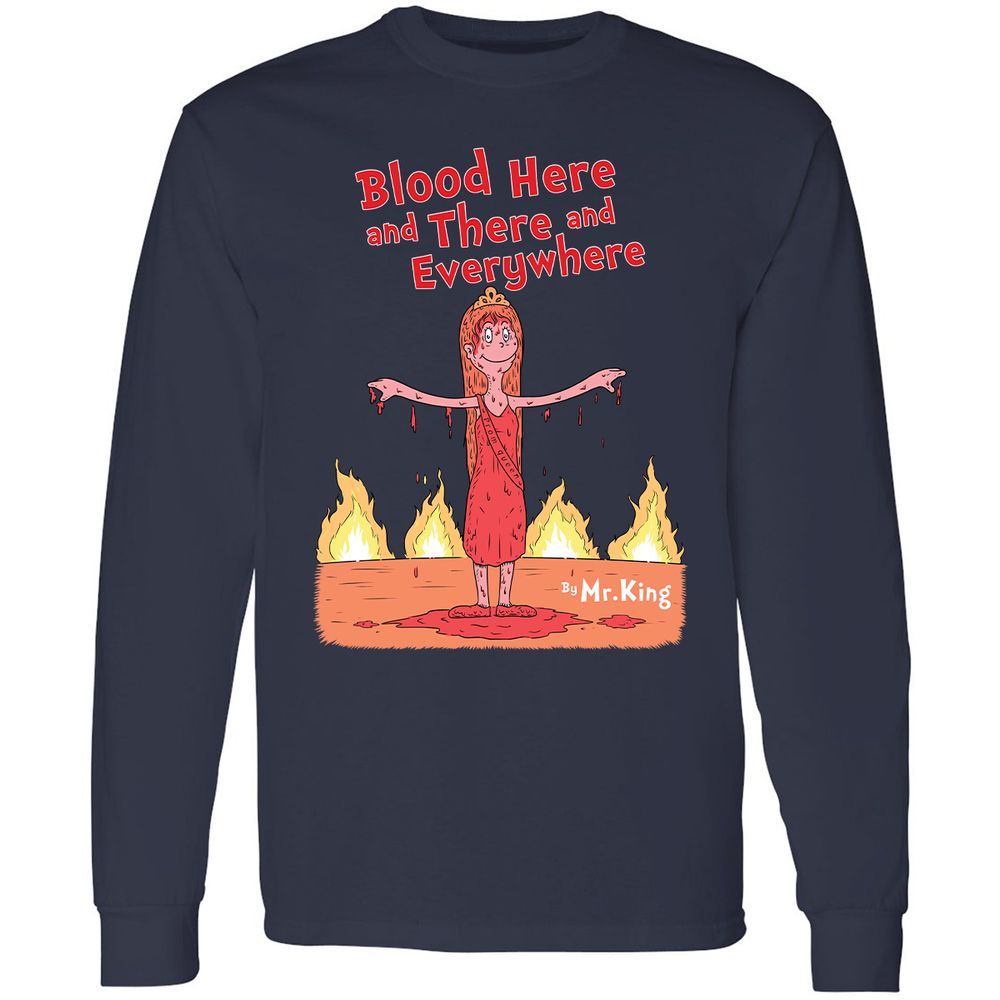 Long Sleeve T-Shirt - T9FHDWHL - Navy - 2