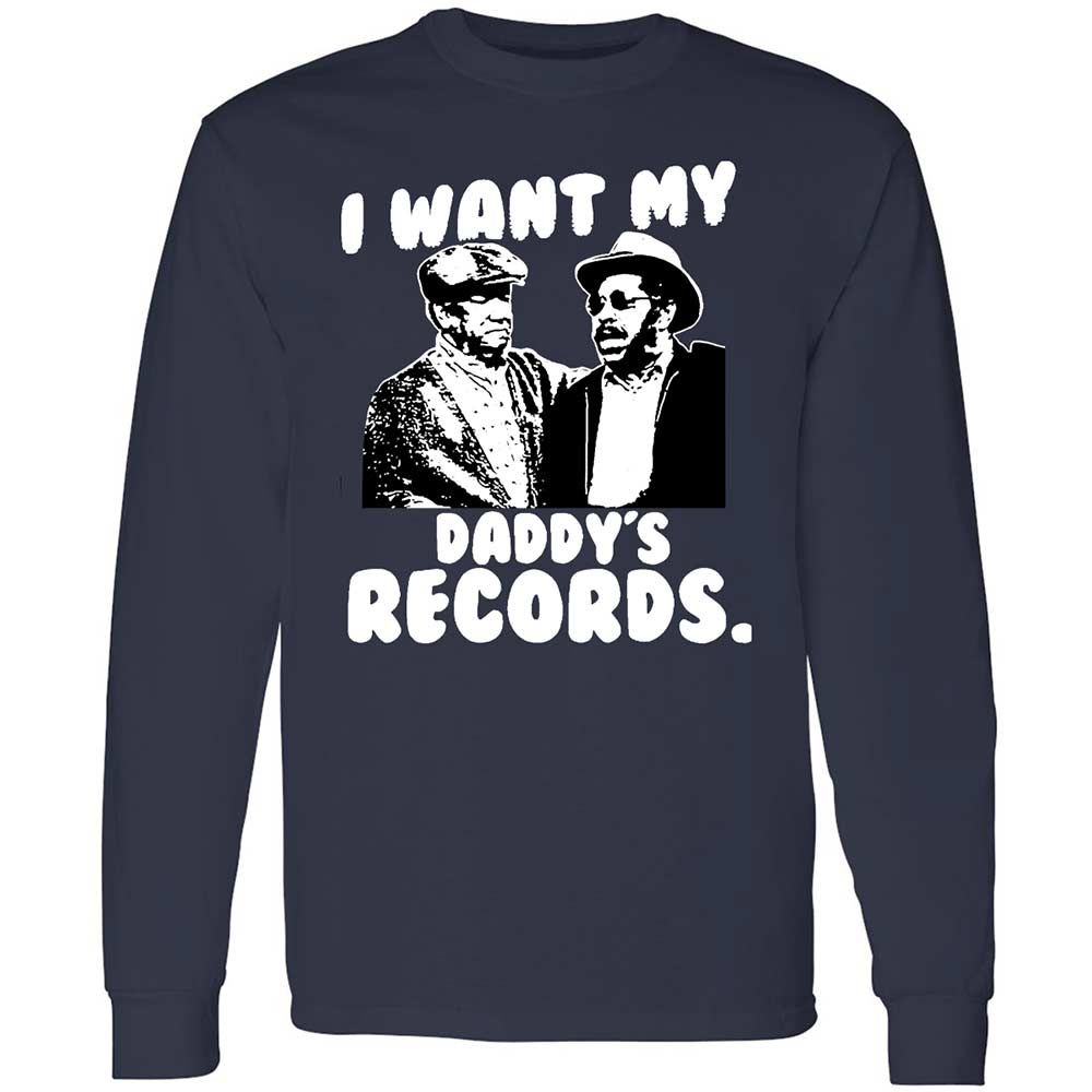 I Want My Daddy's Records - Navy - 2