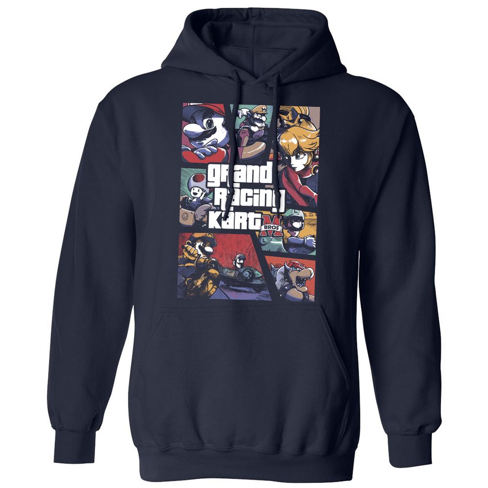 Classic Unisex Hoodie - NVGSZ8FF - Navy - 2