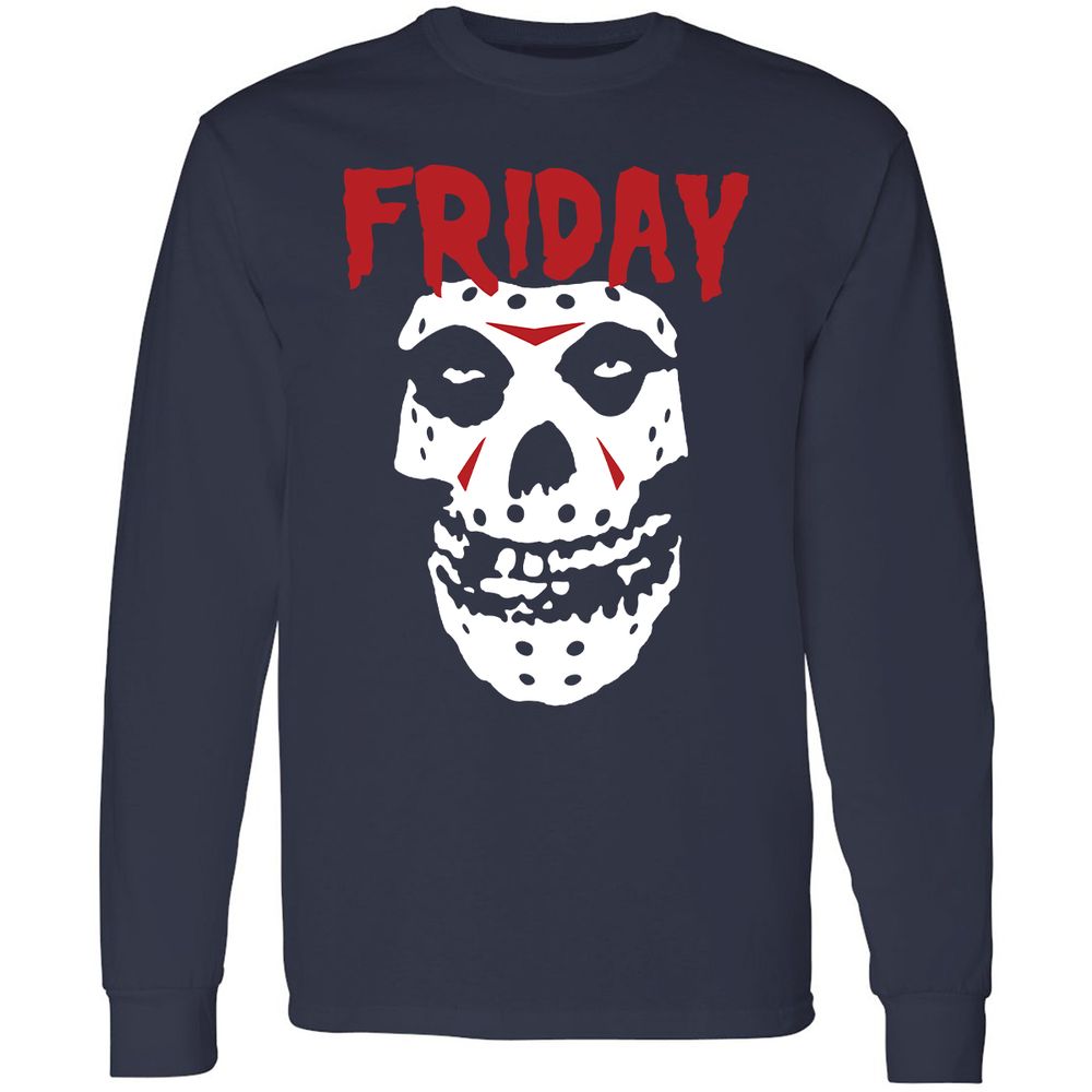 Long Sleeve T-Shirt - Z7X65NFV - Navy - 2