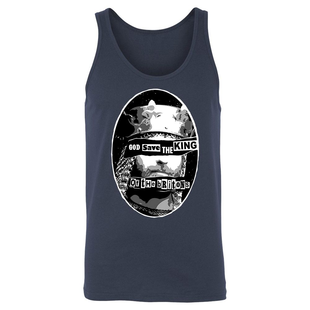 Unisex Jersey Tank - F8P3YYXL - Navy - 2