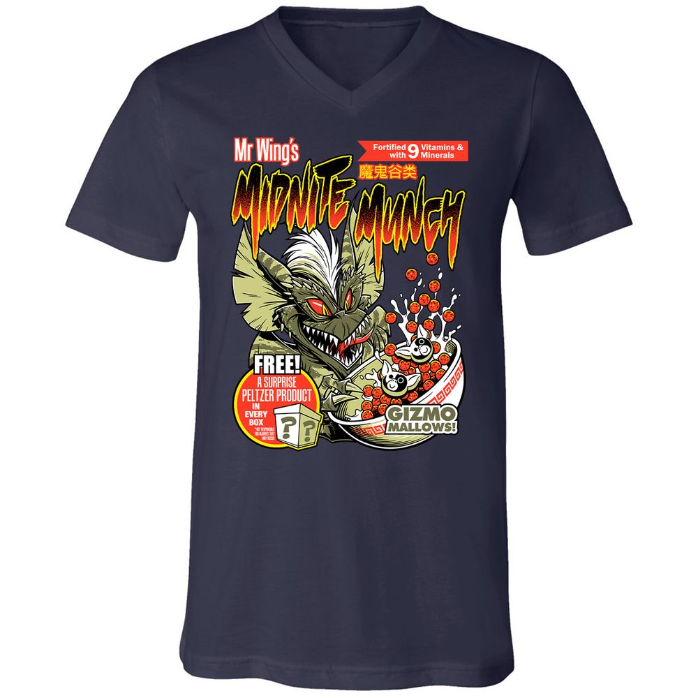 Unisex V-Neck T-Shirt - 8HDSG3DU - Navy - 2
