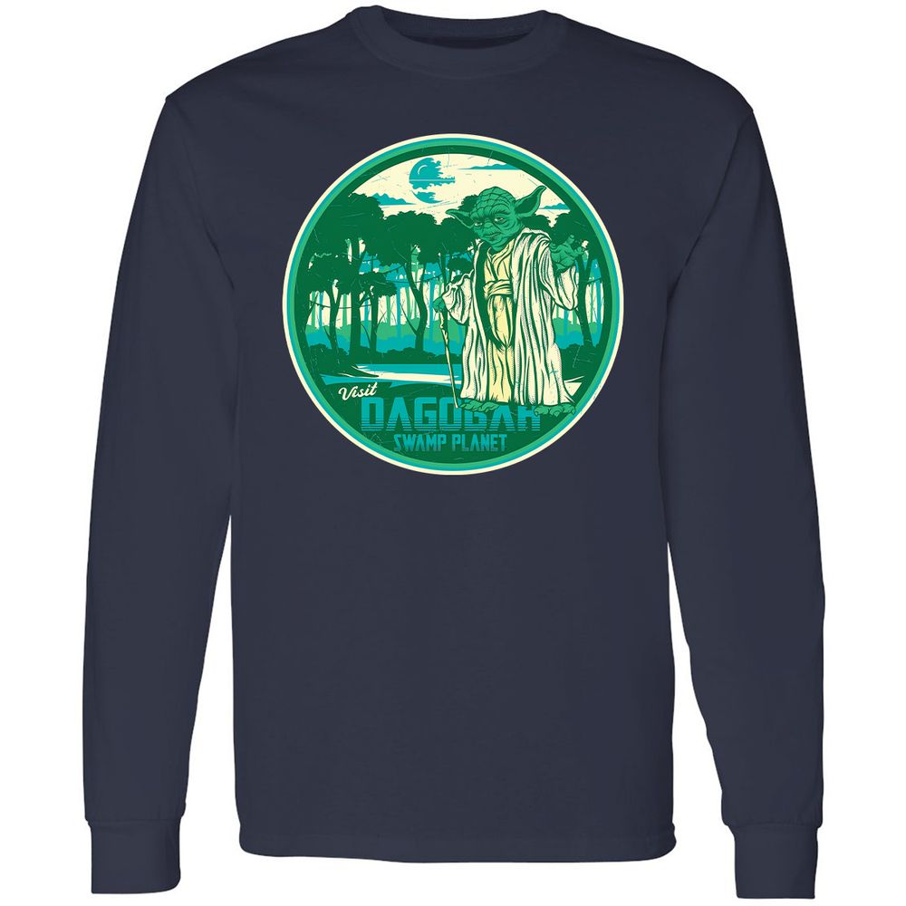 Long Sleeve T-Shirt - B4JVWPYA - Navy - 2