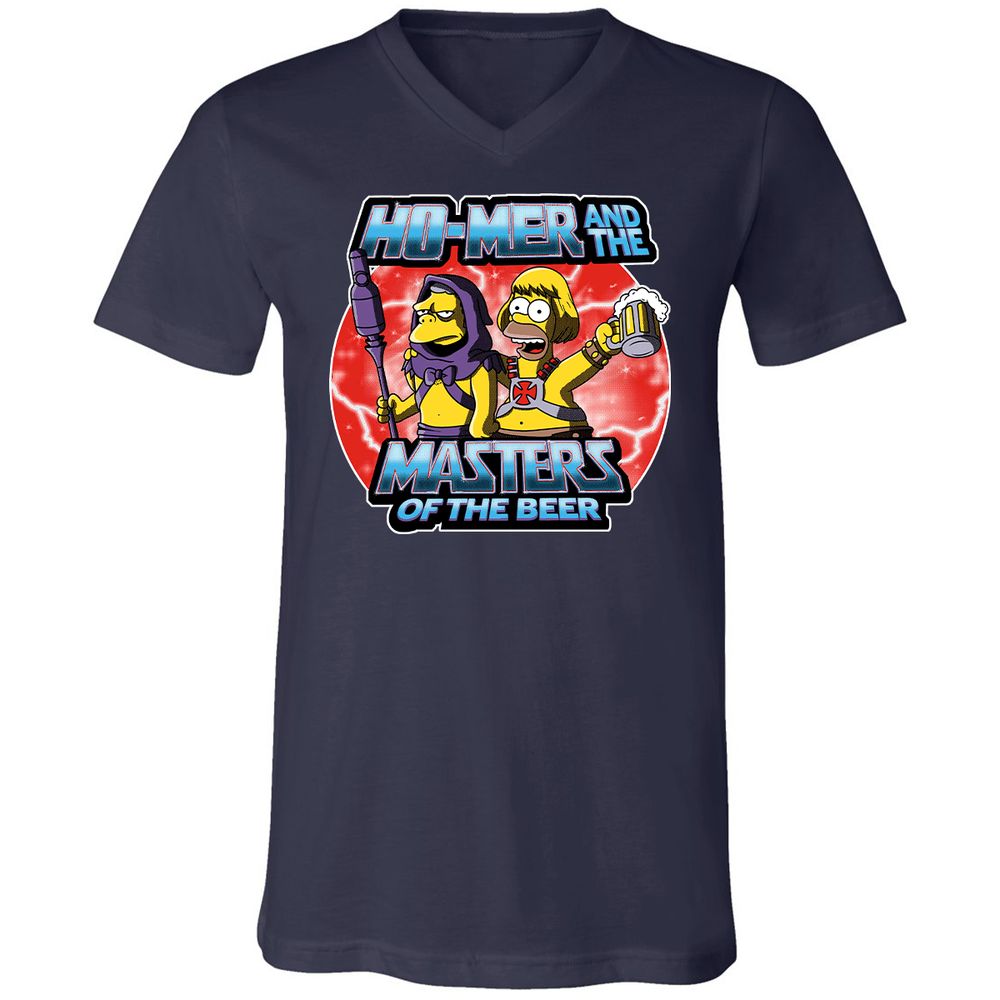 Unisex V-Neck T-Shirt - UE5557KE - Navy - 2