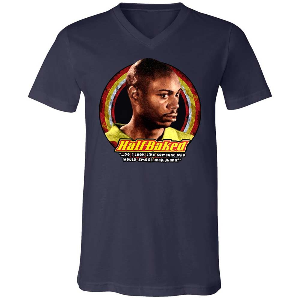 Unisex V-Neck T-Shirt - 9PQ6J2YV - Navy - 2