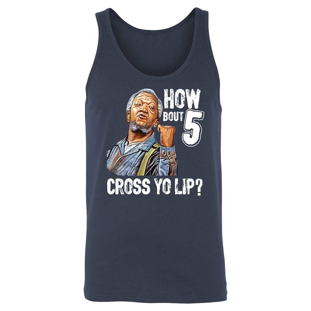How bout 5 cross yo lip - Navy - 2