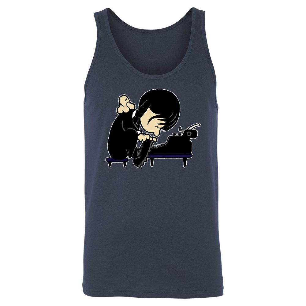 Unisex Jersey Tank - M72GUZ9J - Navy - 2