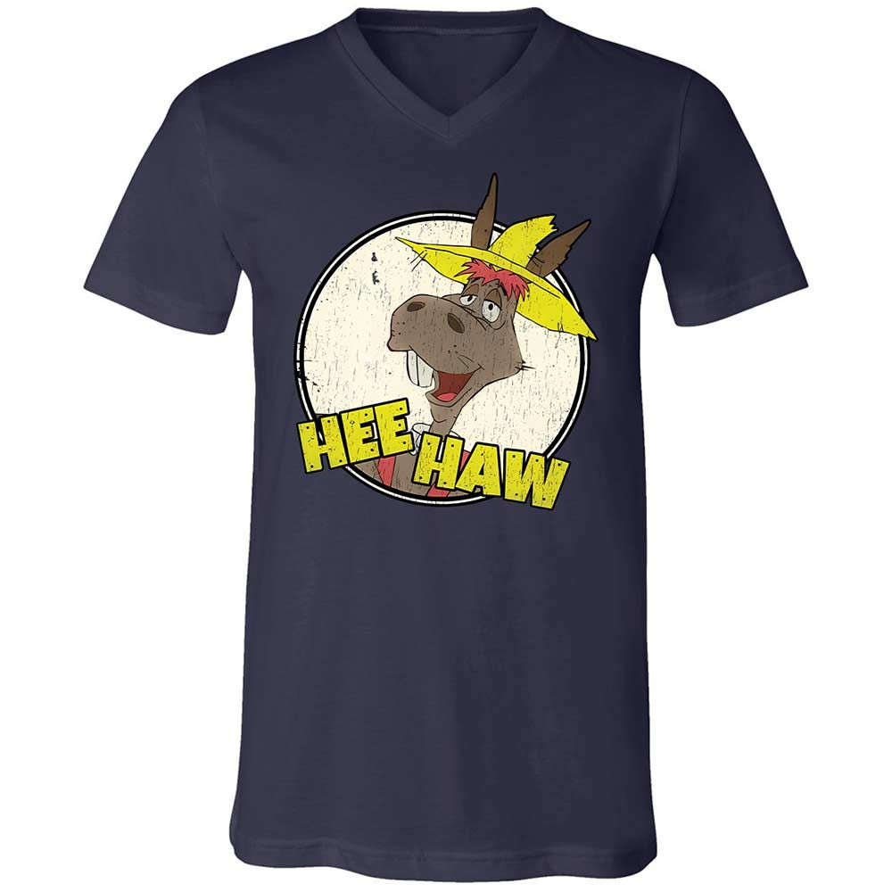 Unisex V-Neck T-Shirt - 188986X3 - Navy - 2
