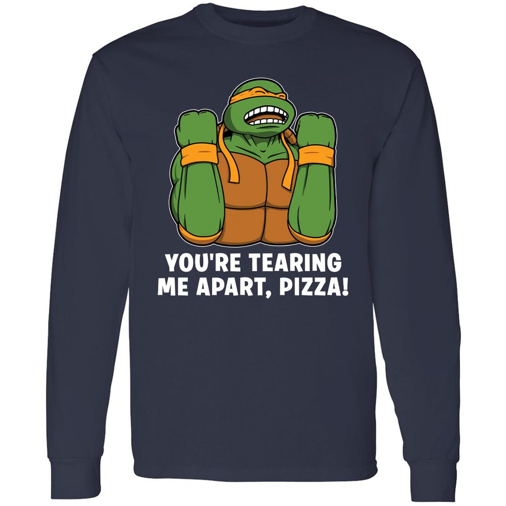 Long Sleeve T-Shirt - Q8R1RABQ - Navy - 2