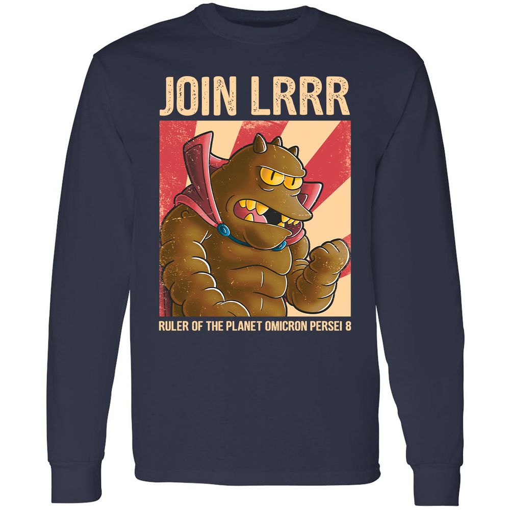 Long Sleeve T-Shirt - F9A7HSAJ - Navy - 2