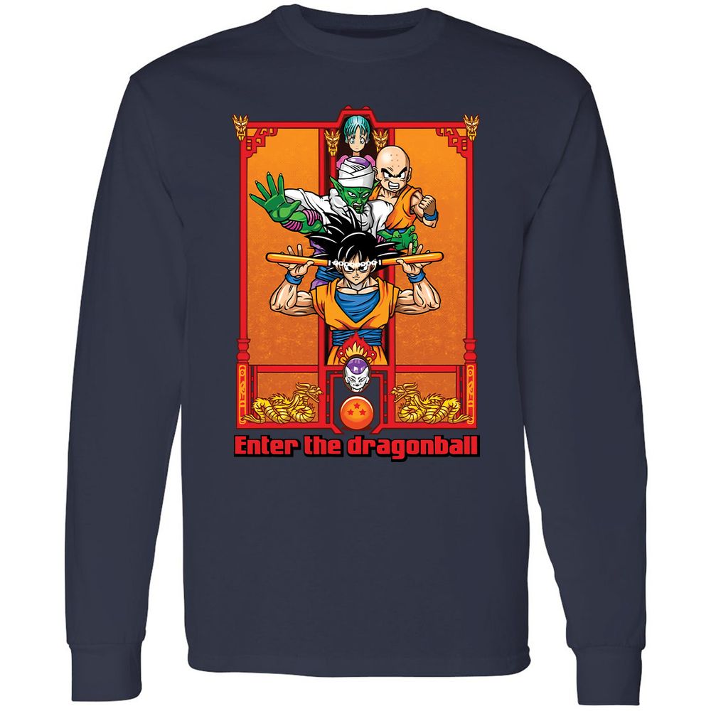 Long Sleeve T-Shirt - 7C3RNEKR - Navy - 2