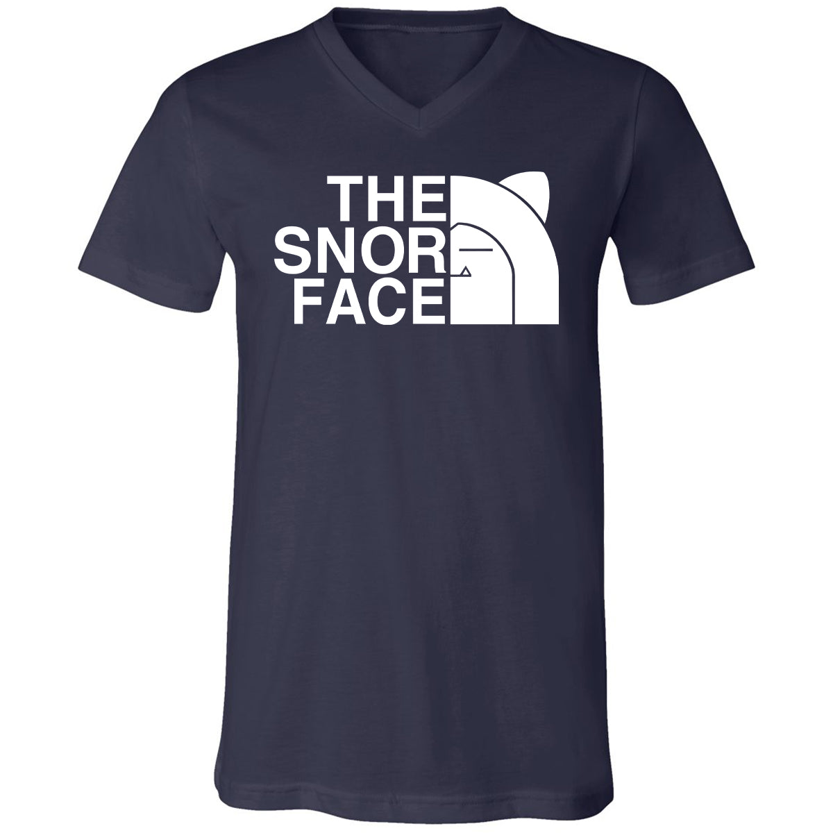 Unisex V-Neck T-Shirt - FAS2J8HA - Navy - 2