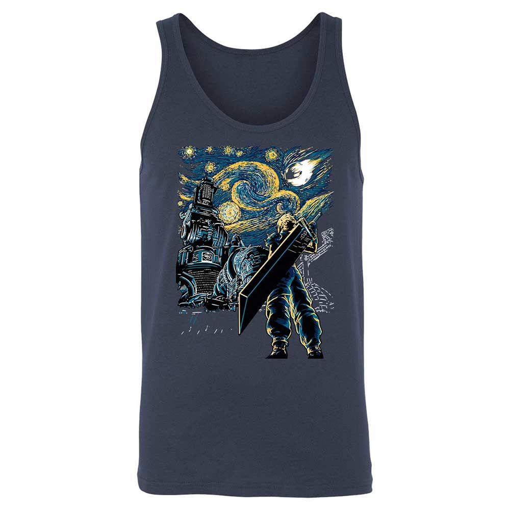 Unisex Jersey Tank - E4JZMP49 - Navy - 2
