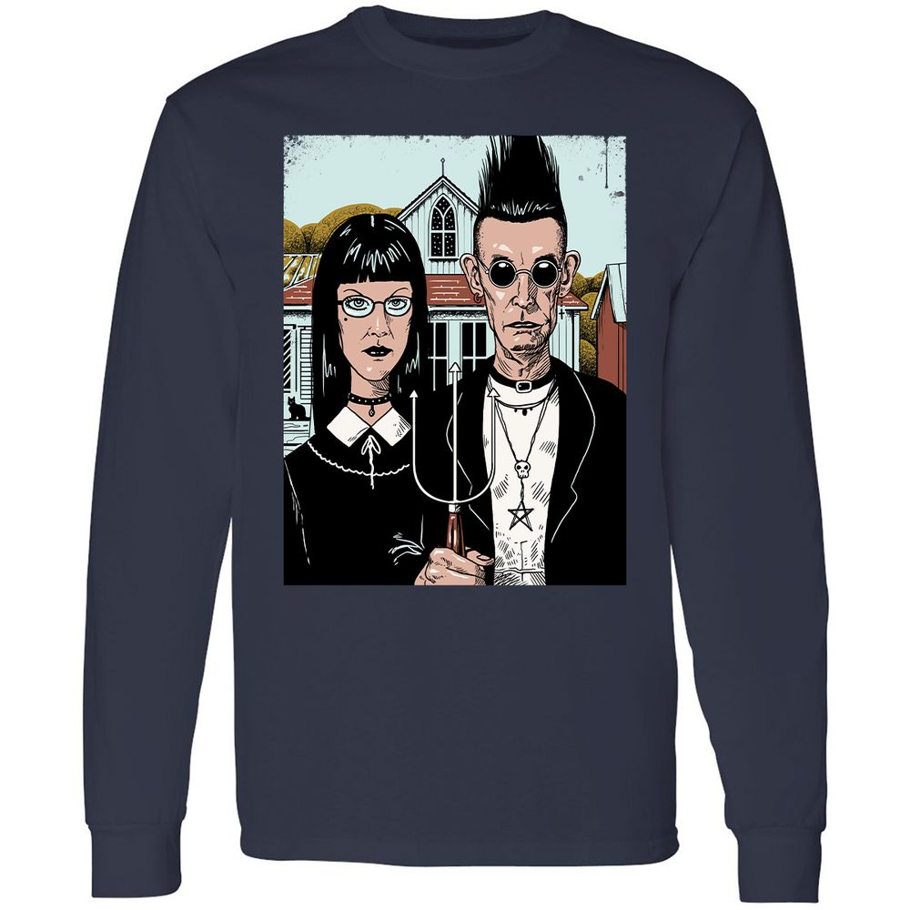 Long Sleeve T-Shirt - GNYW8URH - Navy - 2