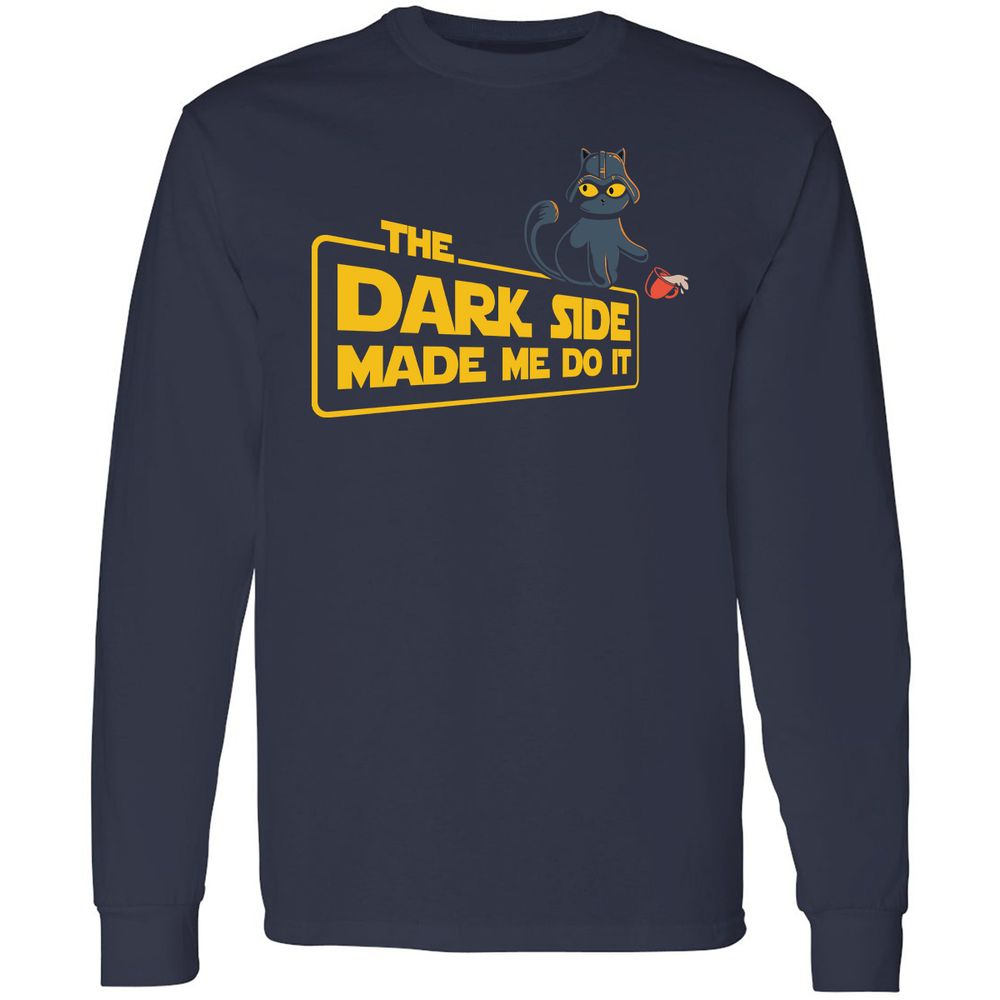 Long Sleeve T-Shirt - 2DCKAKE3 - Navy - 2