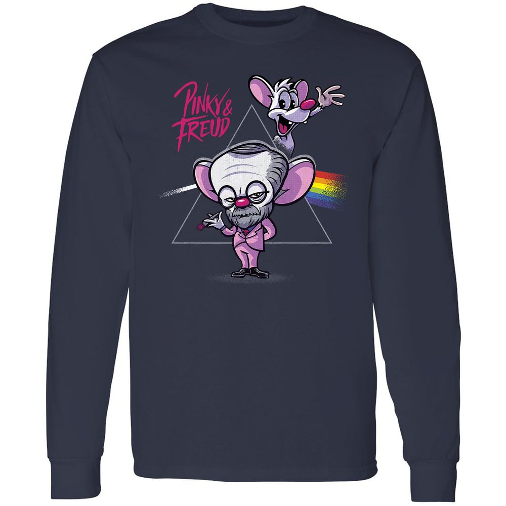 Long Sleeve T-Shirt - 2DCVNUV7 - Navy - 2