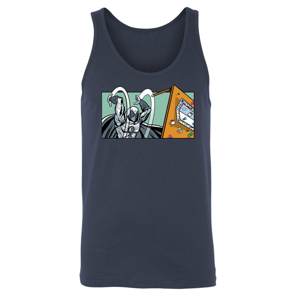 Unisex Jersey Tank - T5HFD9X8 - Navy - 2