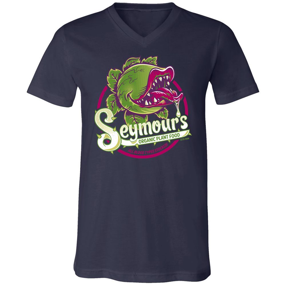 Unisex V-Neck T-Shirt - XXRWZJ1Z - Navy - 2