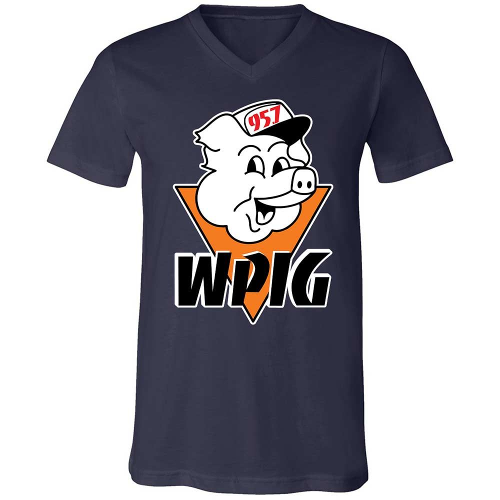 Wpig 95.7 Radio Station - Navy - 2