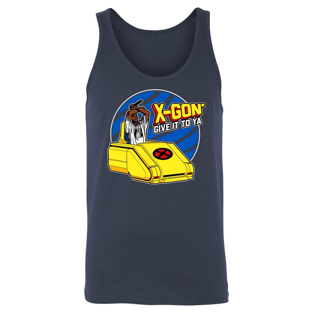 Unisex Jersey Tank - K6TEBDWQ - Navy - 2