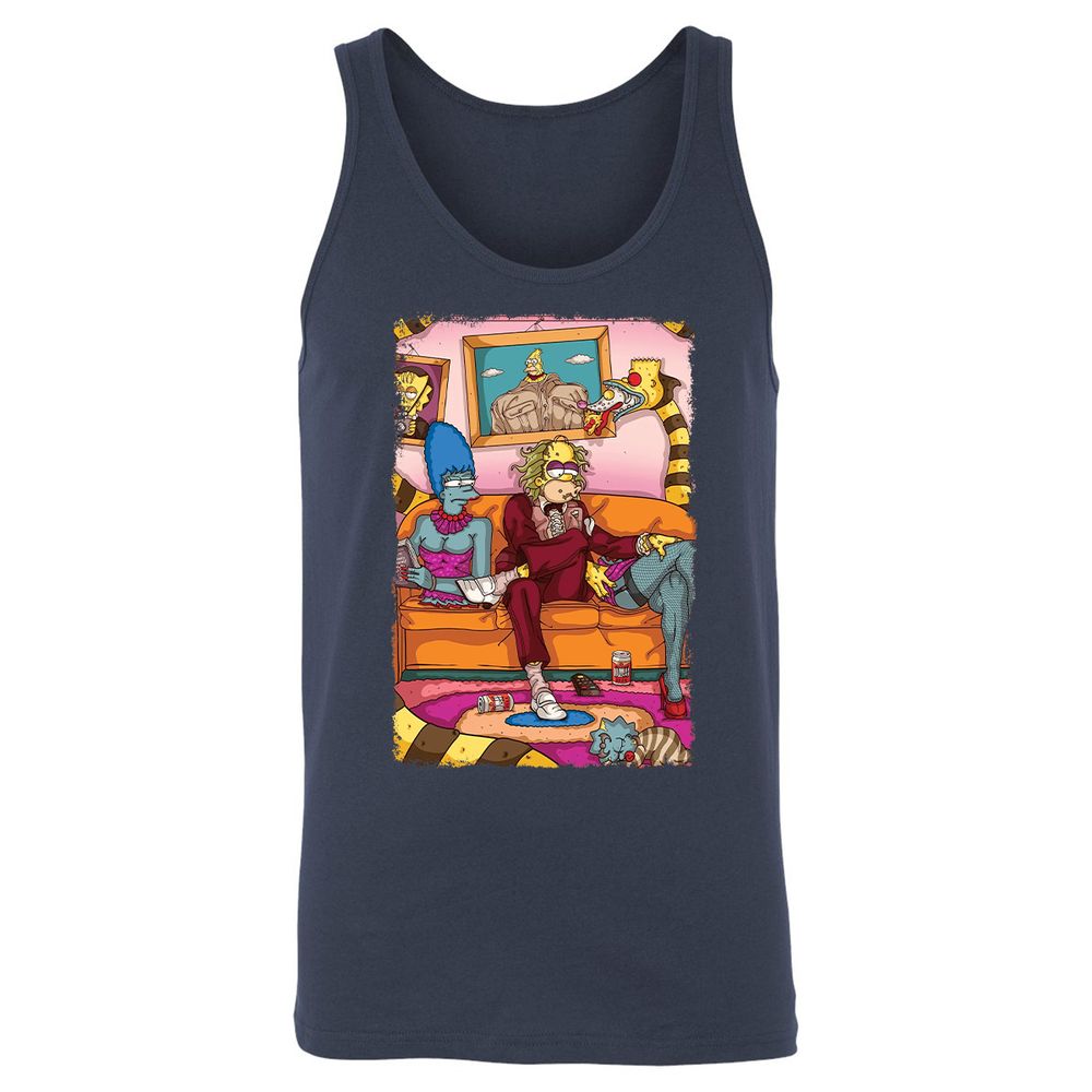 Unisex Jersey Tank - K3UB7DQ6 - Navy - 2