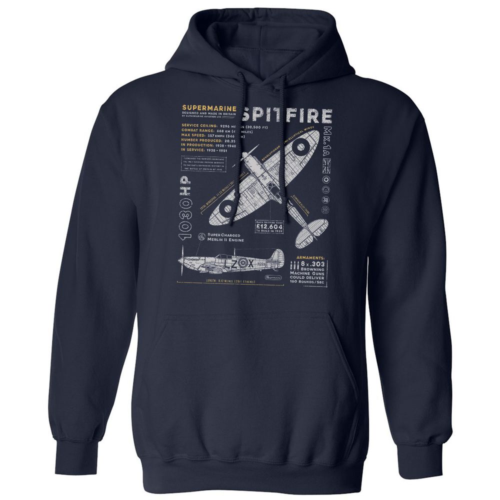 Supermarine Spitfire Essential - Navy - 2